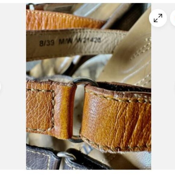 Womens Born Multi Color Strappy Ankle Strap Leather Comfort Sandals Size 8 - Picture 3 of 6